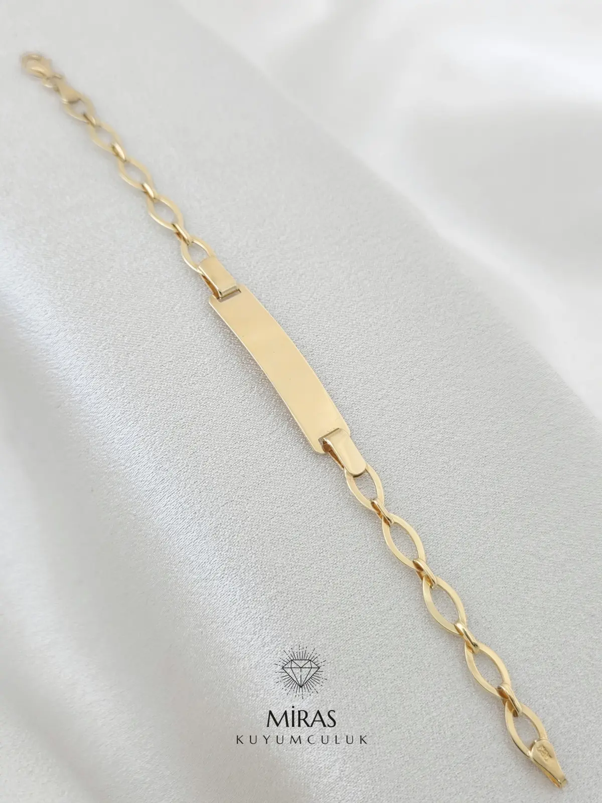 14 Ayar Altın - Klasik Çocuk Bilekliği - K14KNY2