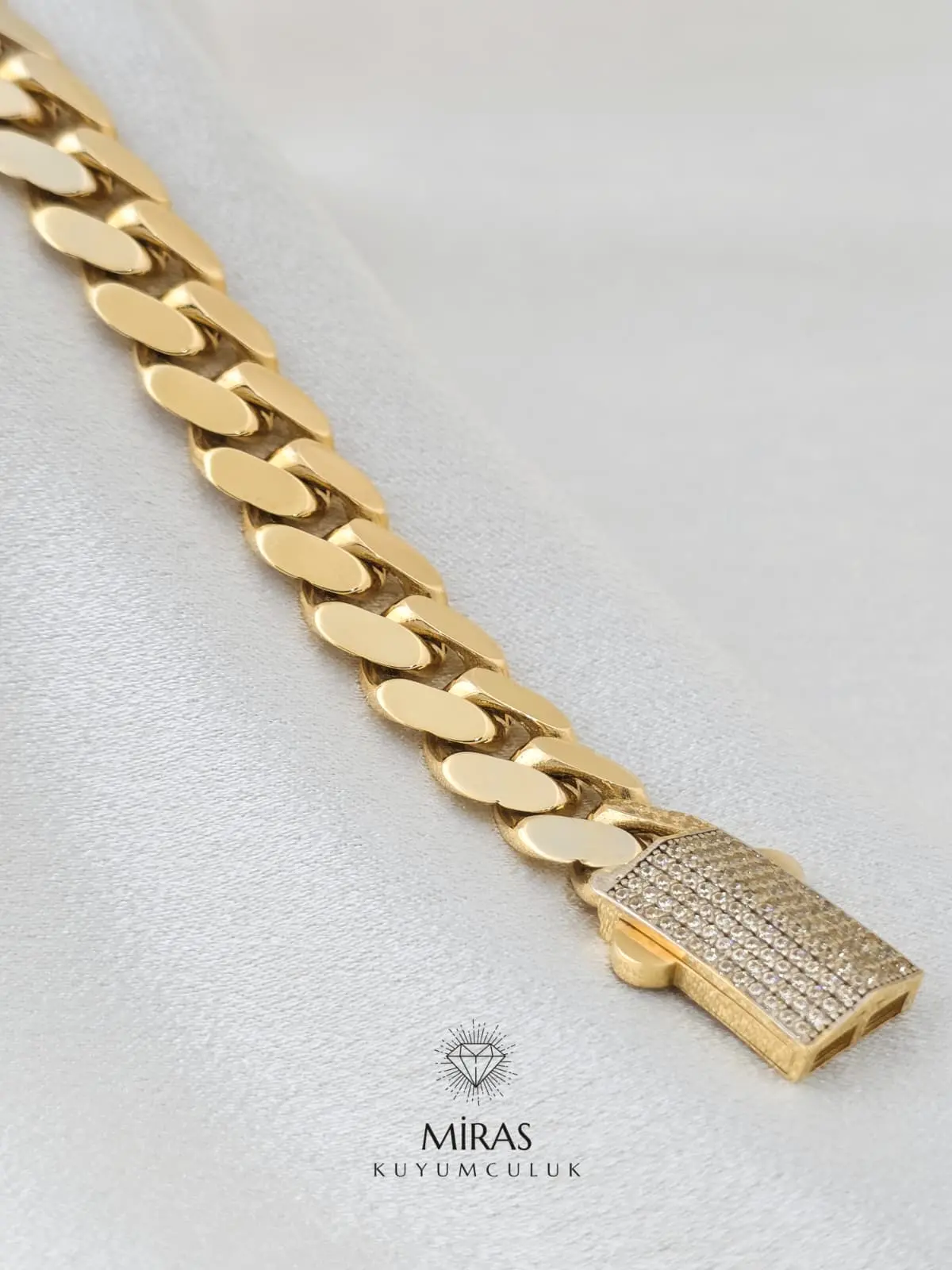 14 Ayar Altın - Klasik Gurmet Bileklik - 14BLK892