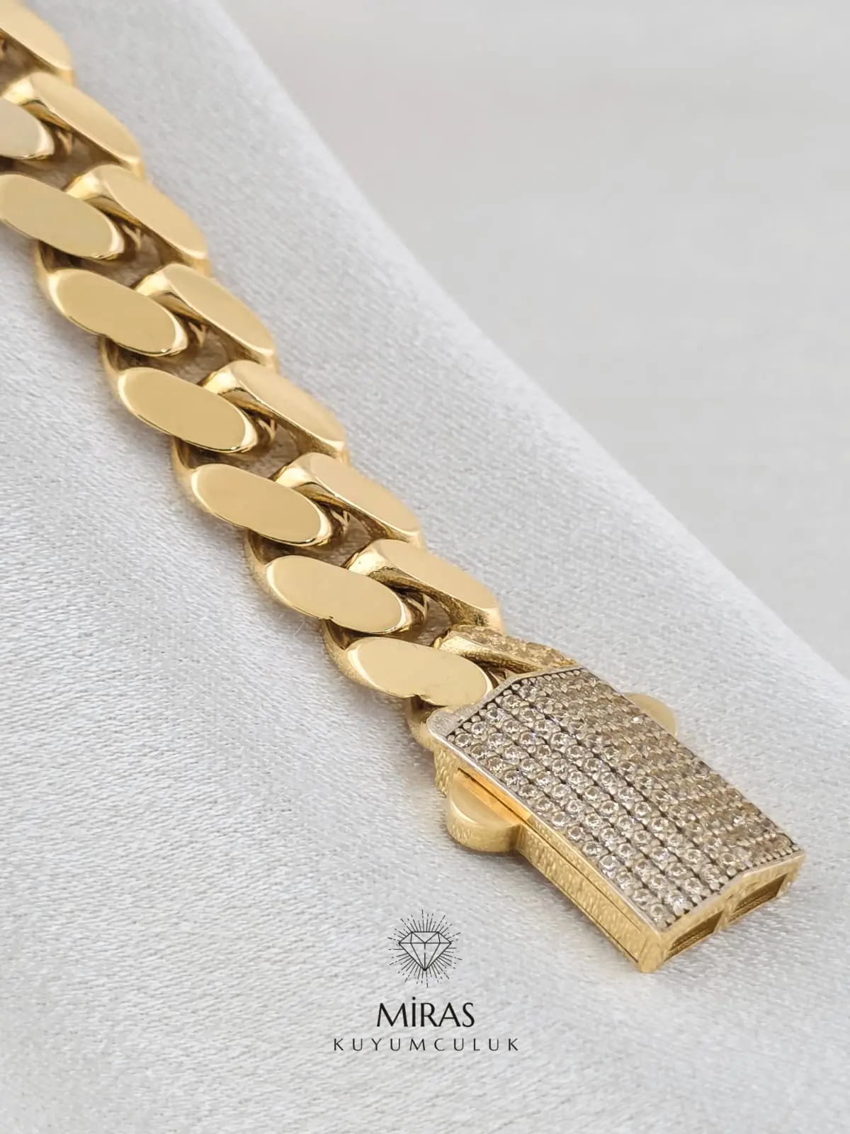 14 Ayar Altın - Klasik Gurmet Bileklik - 14BLK892