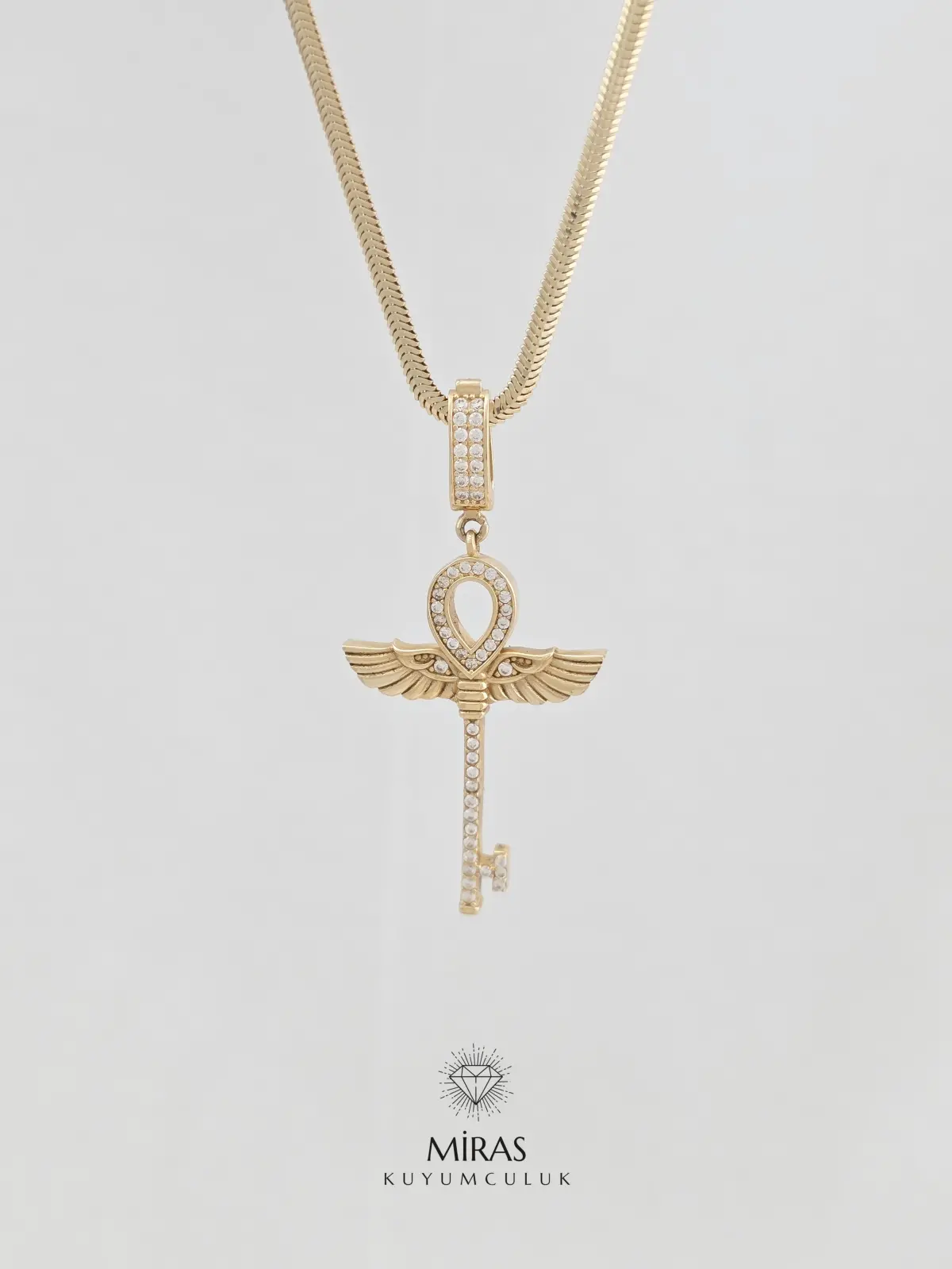 14 Ayar Altın - Anka Charm Kolye Ucu - 14KU247 