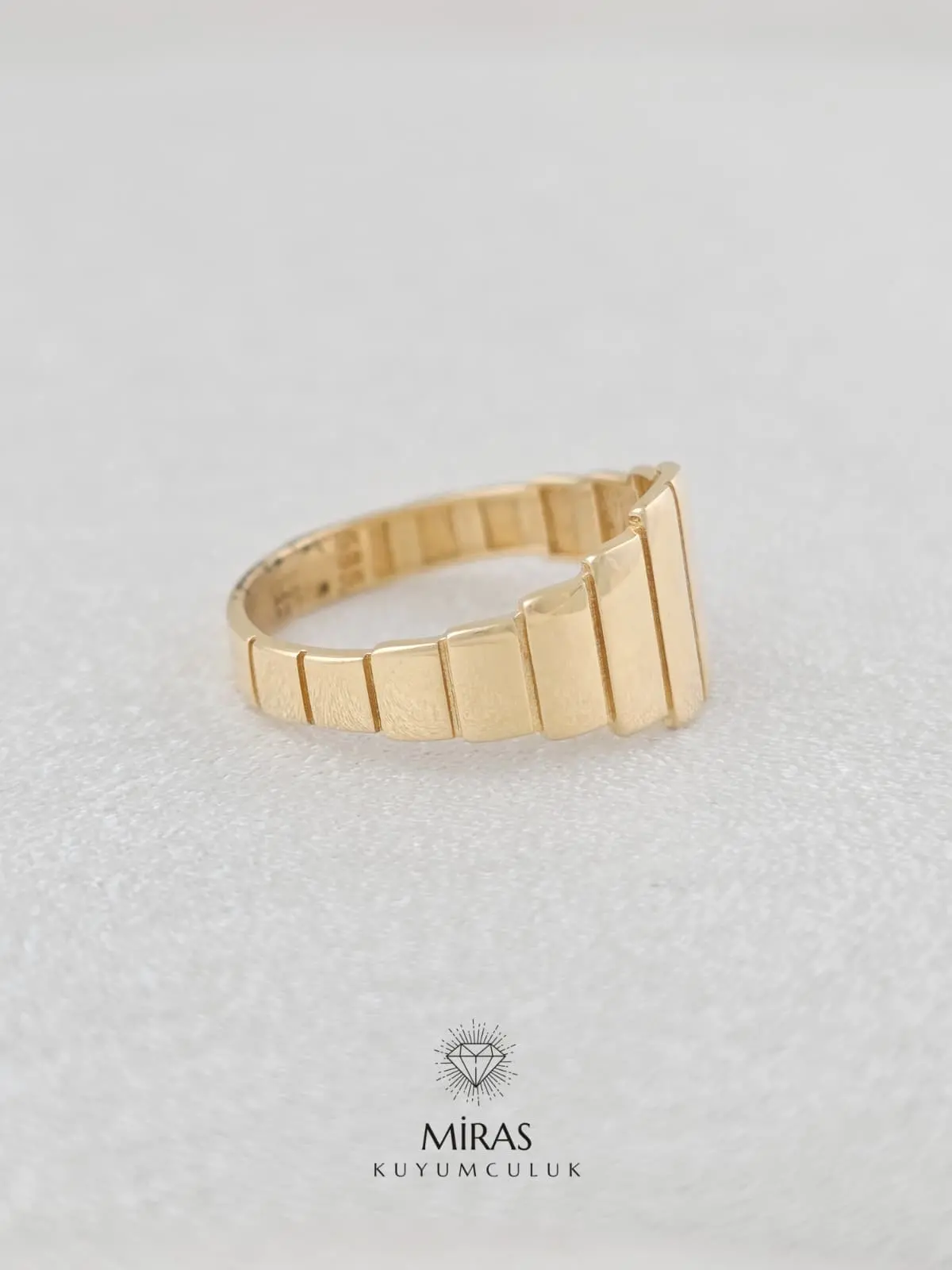 14 Ayar Altın - Spor Yüzük - K14YZK283