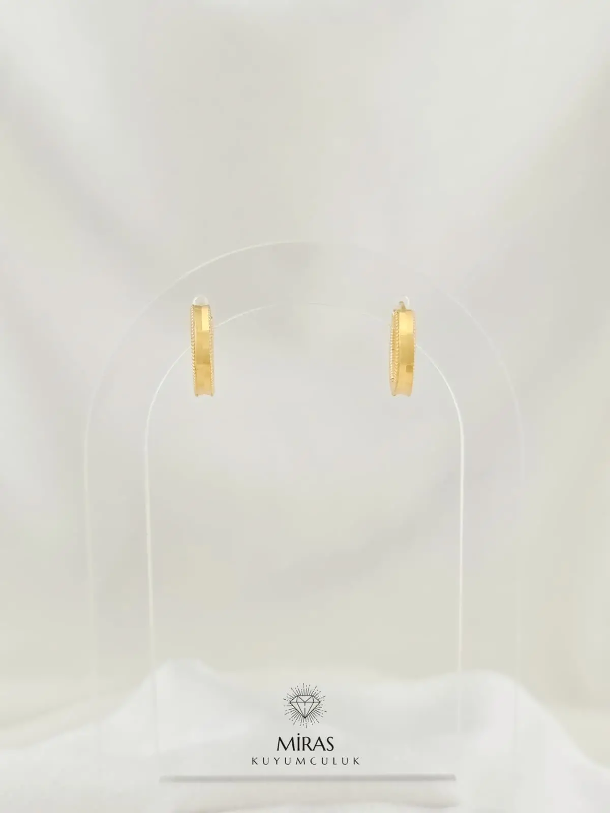 14 Ayar Altın - Klasik Ajda Küpe - K14KP349