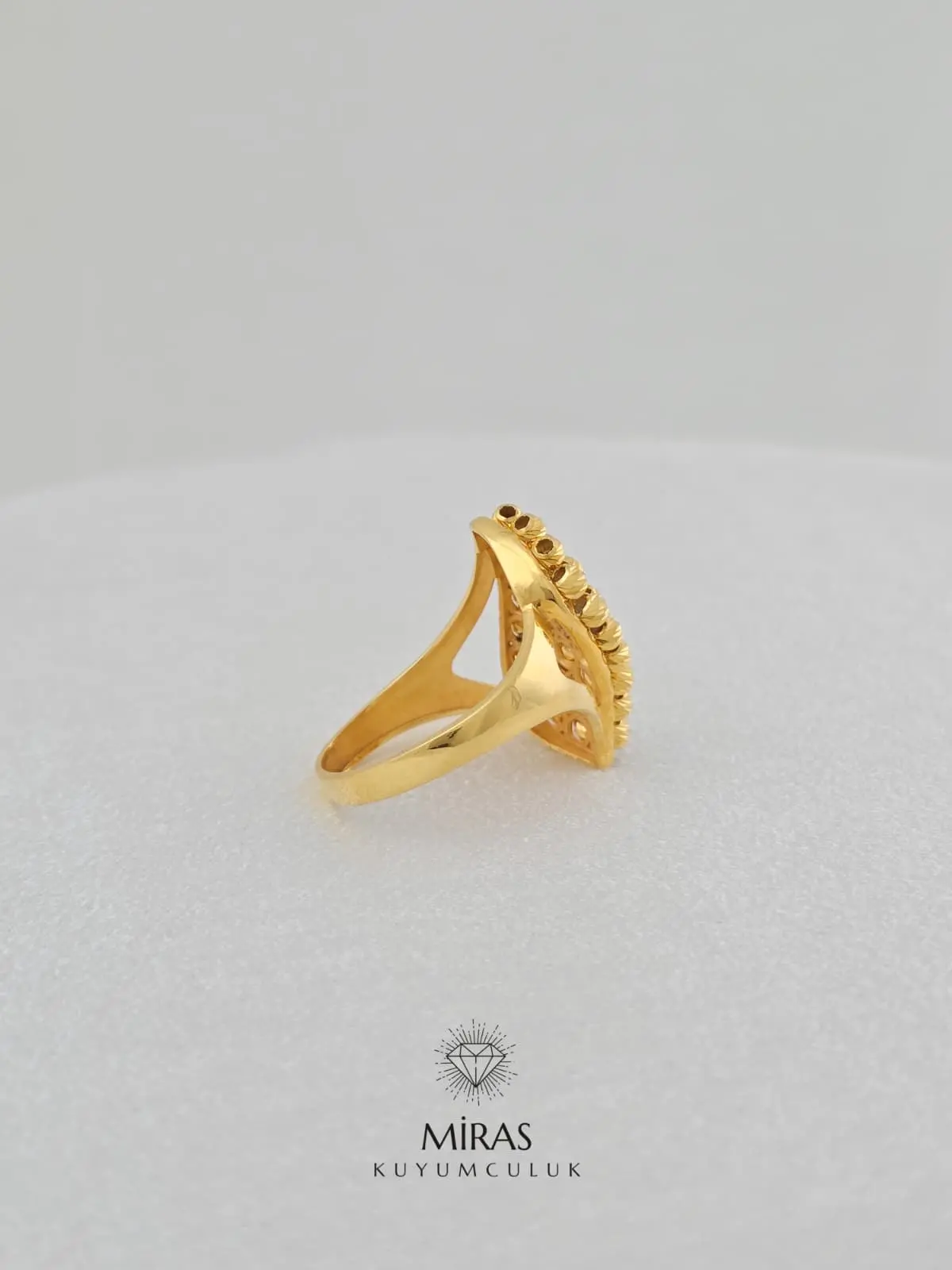 14 Ayar Altın - Dorika Yüzük - K14YZK165