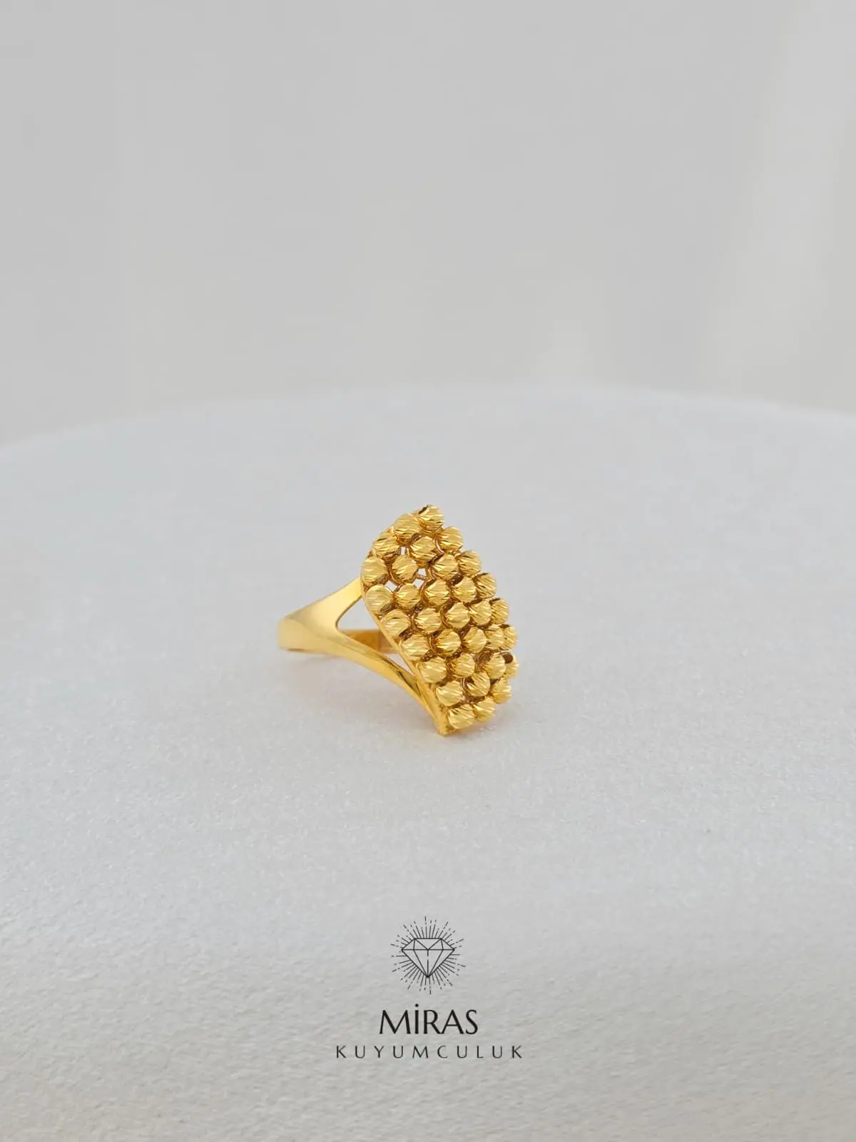 14 Ayar Altın - Dorika Yüzük - K14YZK165