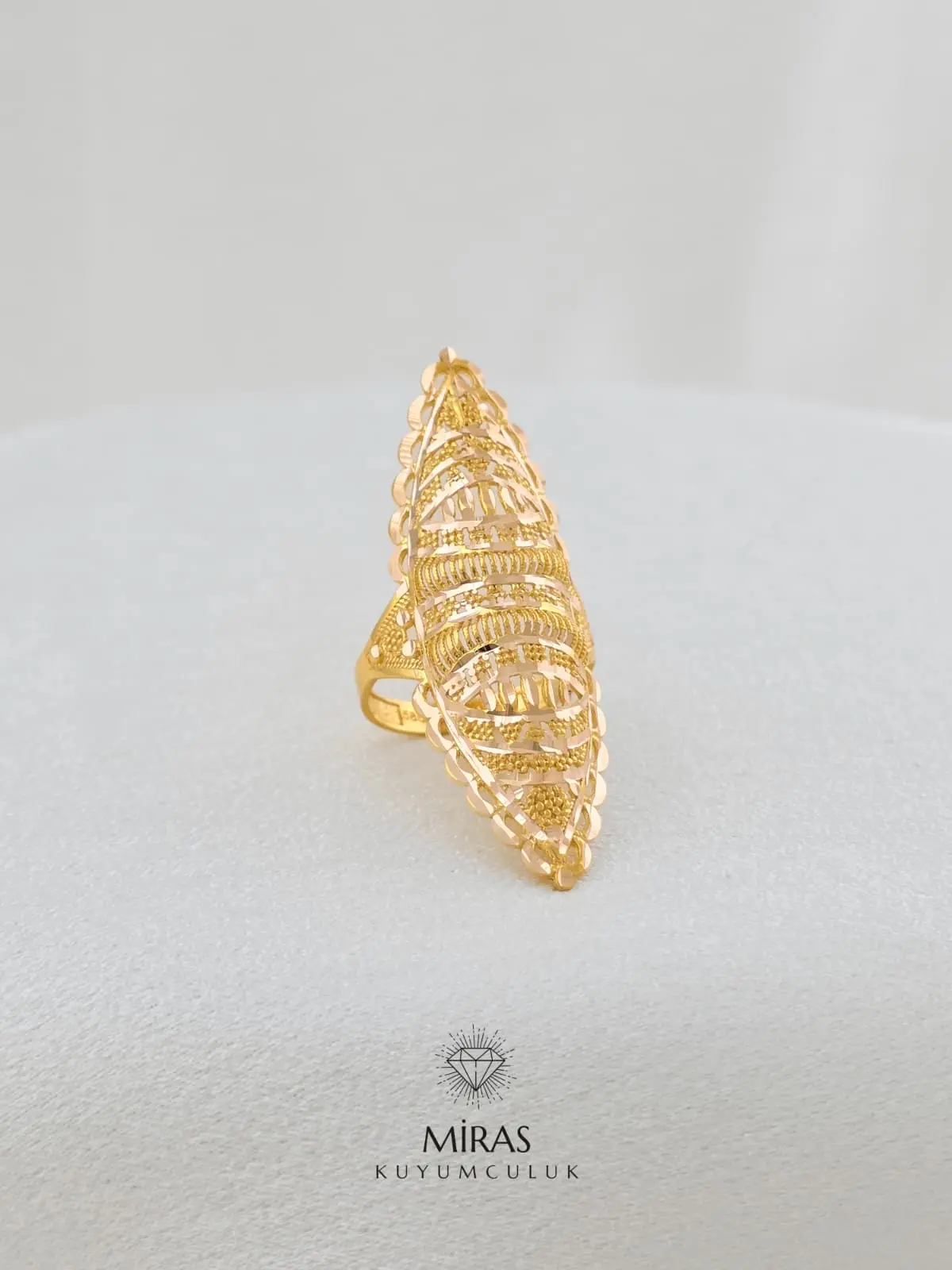 14 Ayar Altın - Hint Yüzük - 14YZK982
