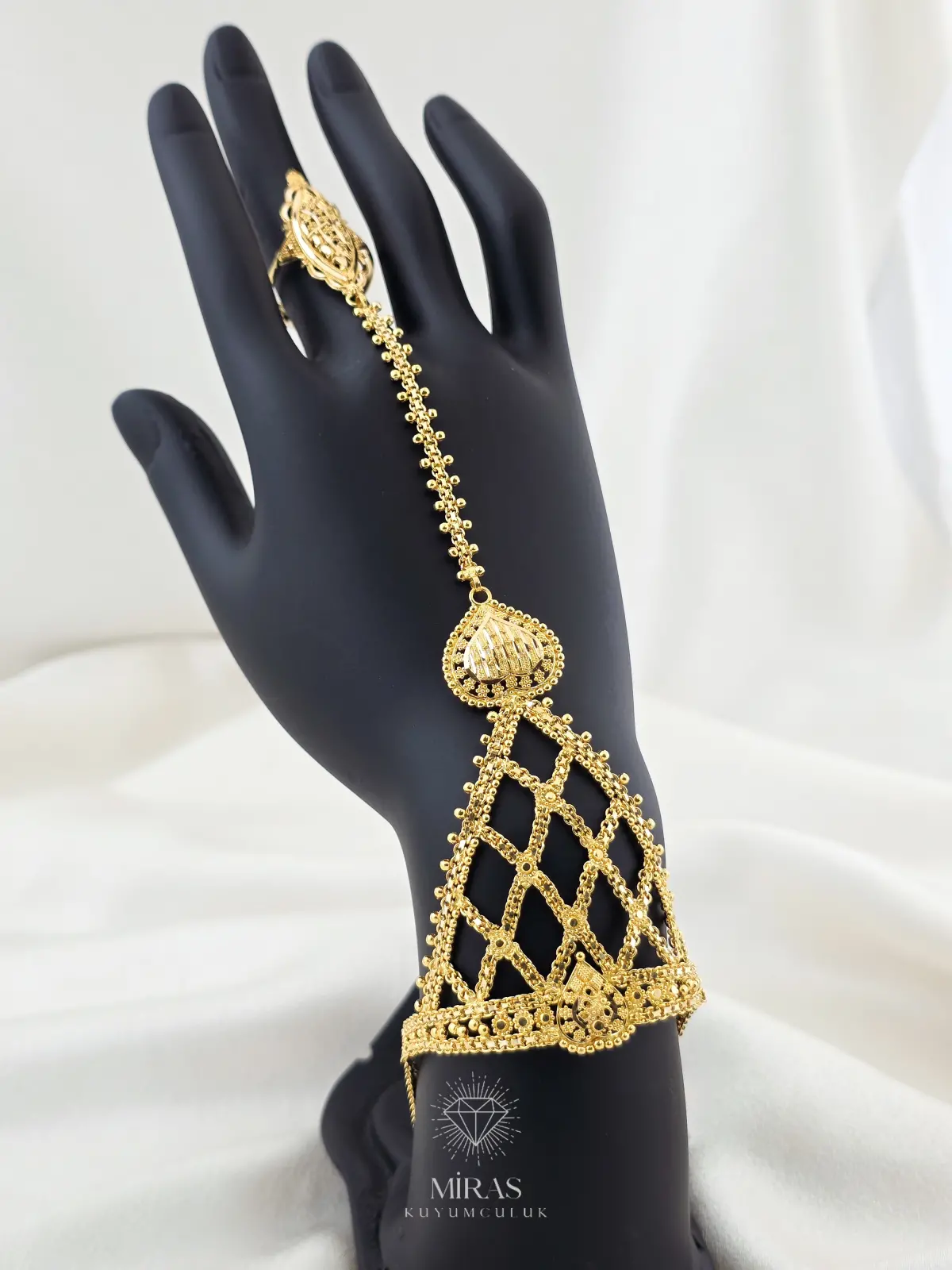 14 Ayar Altın - Hint Yüzüklü Şahmeran - 14SAH16