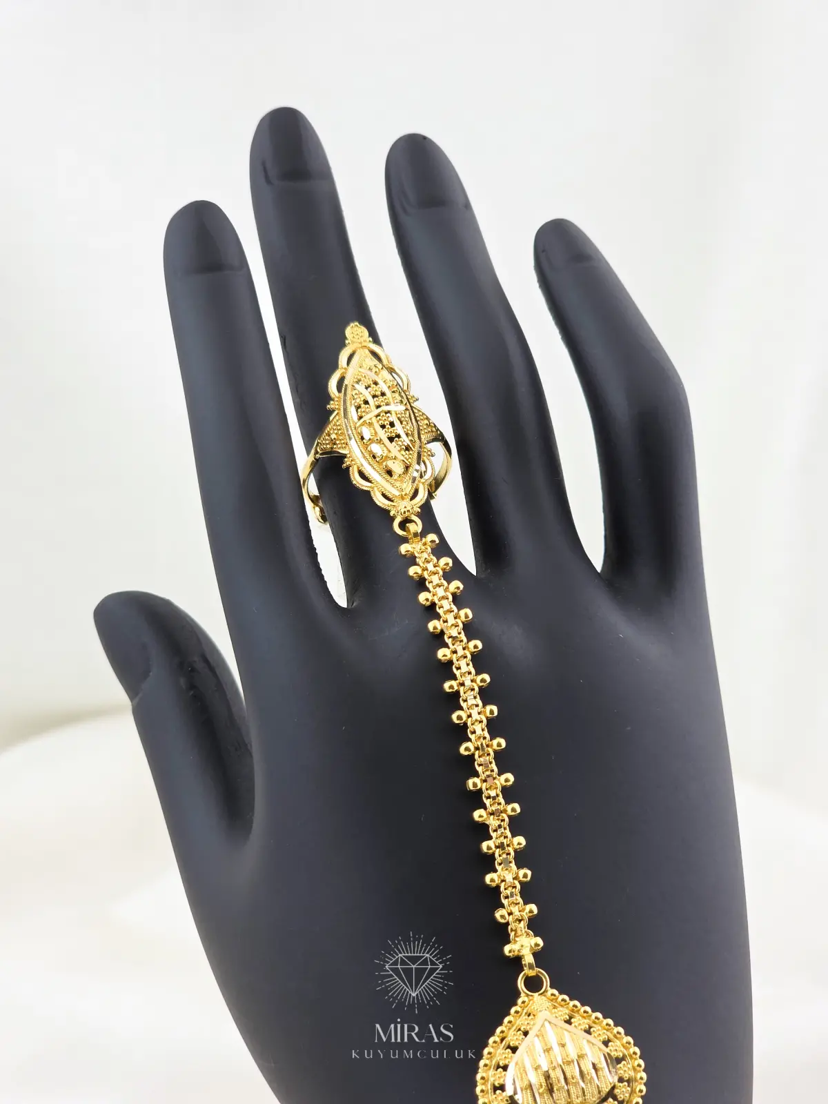 14 Ayar Altın - Hint Yüzüklü Şahmeran - 14SAH16