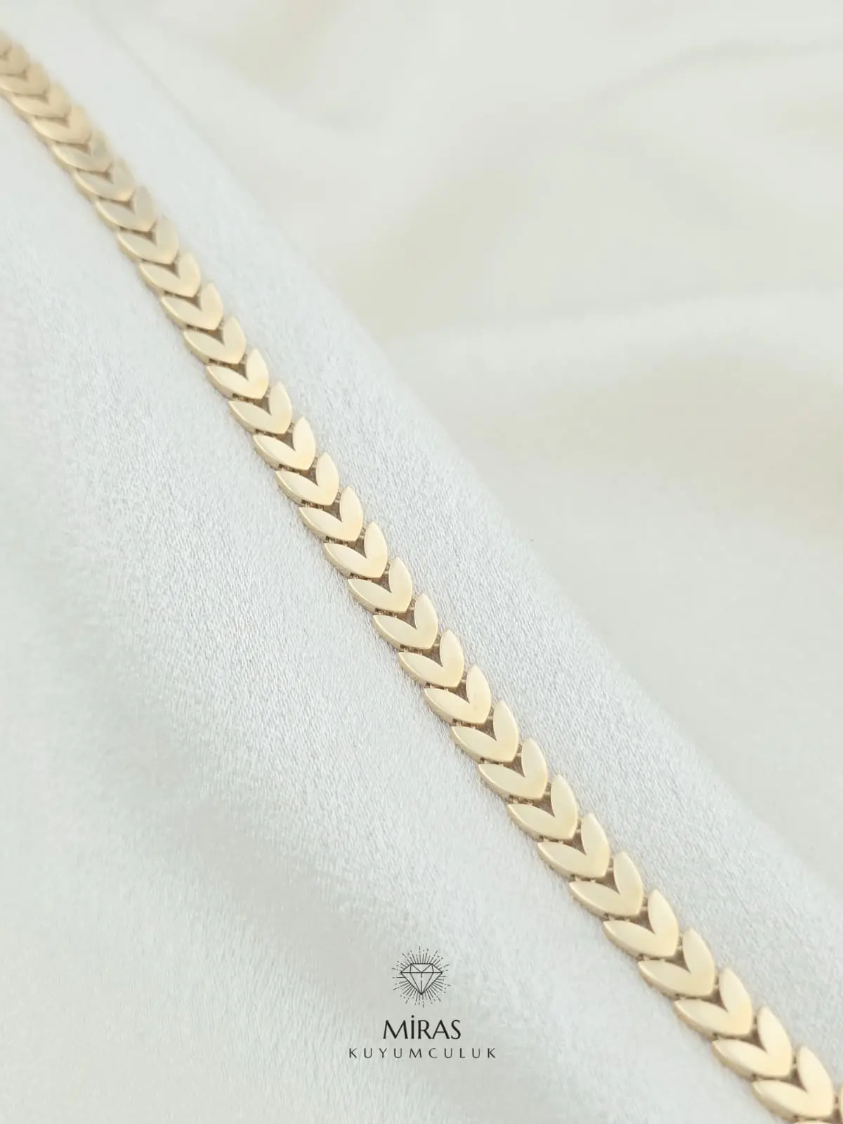 14 Ayar Altın - Başak Bileklik - 14BLK1074