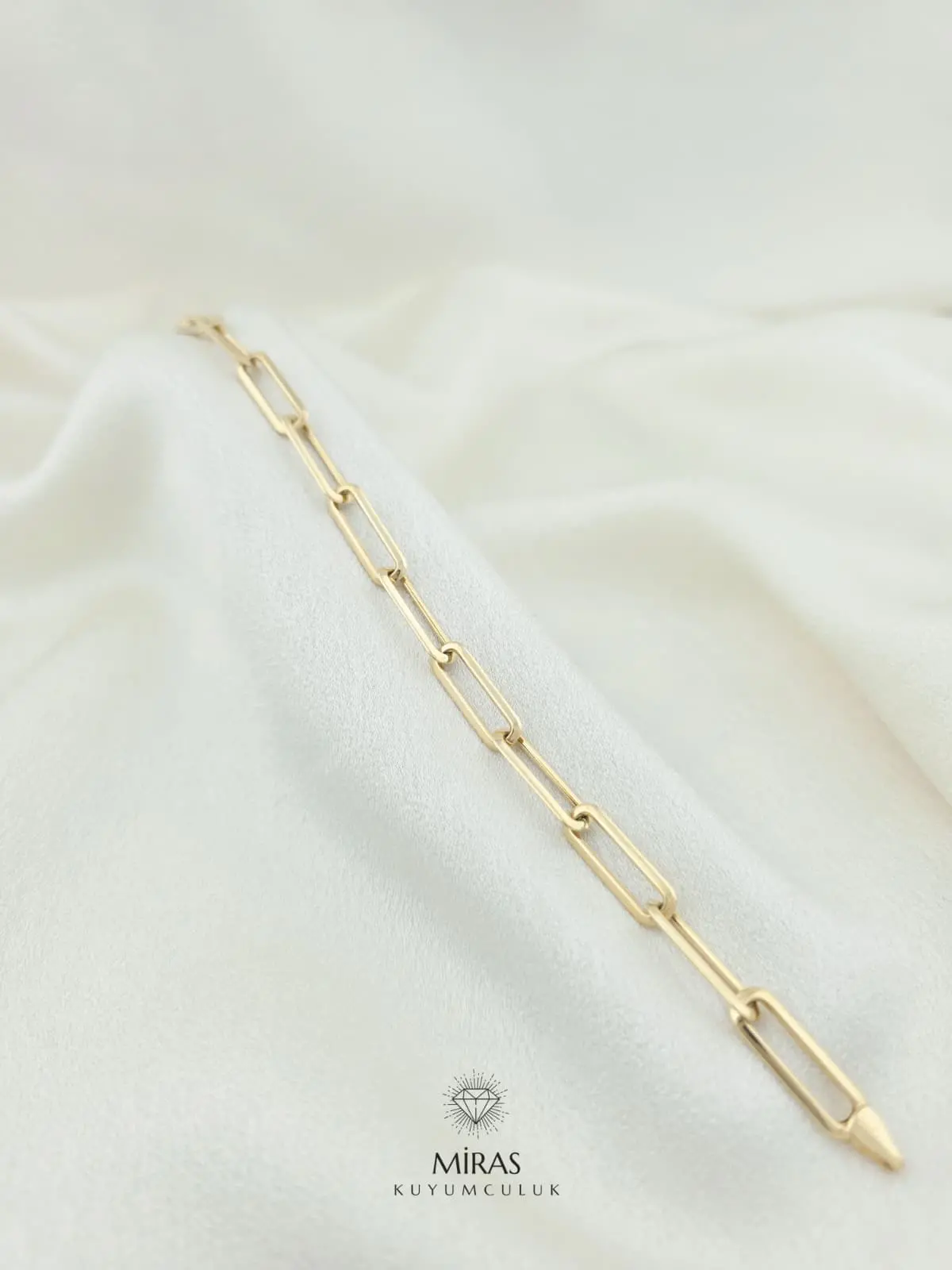 14 Ayar Altın - Ataç Bileklik - 14BLK1069