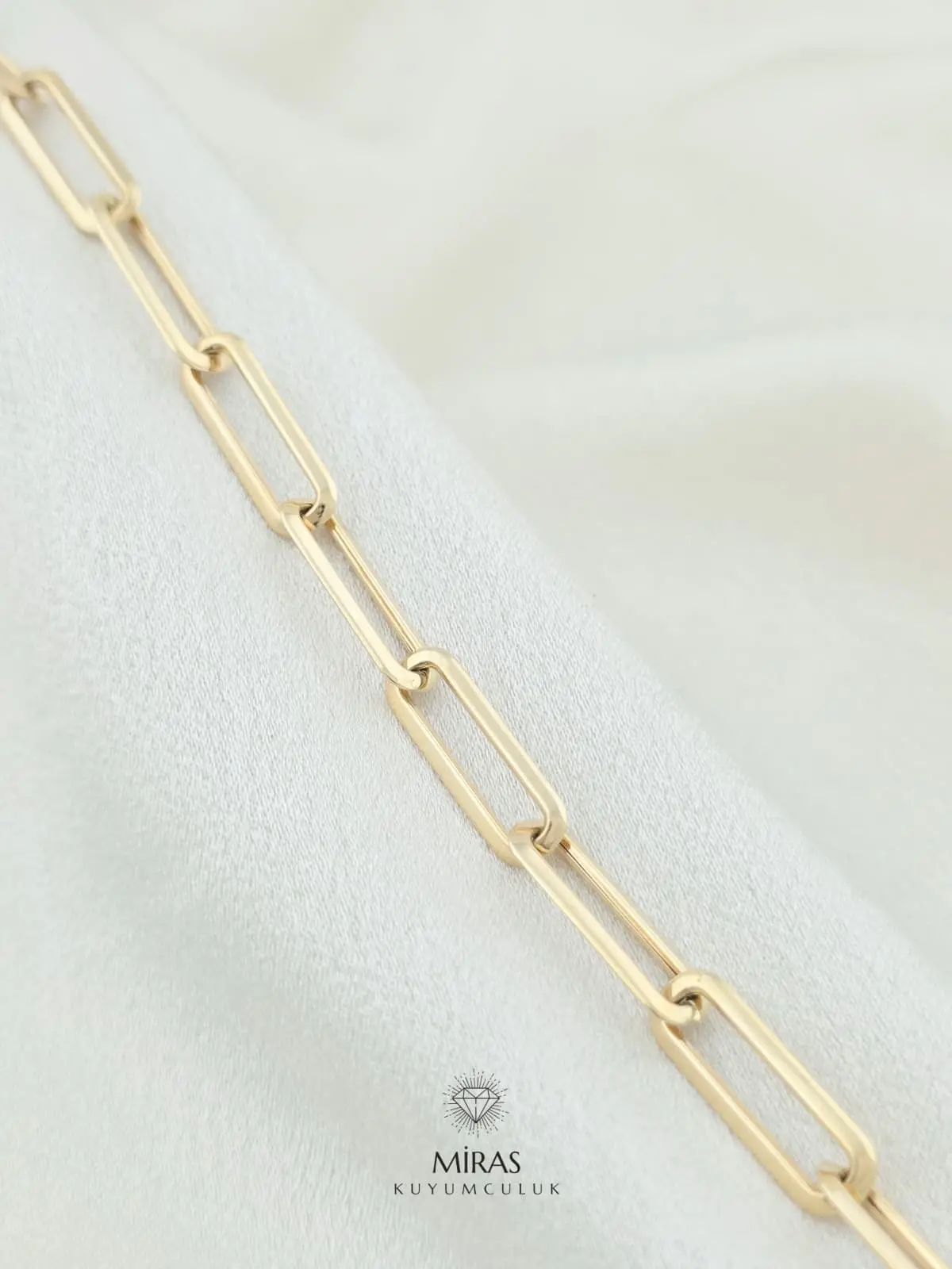 14 Ayar Altın - Ataç Bileklik - 14BLK1069